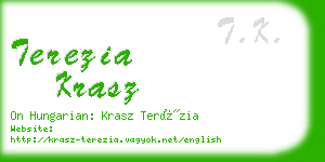 terezia krasz business card